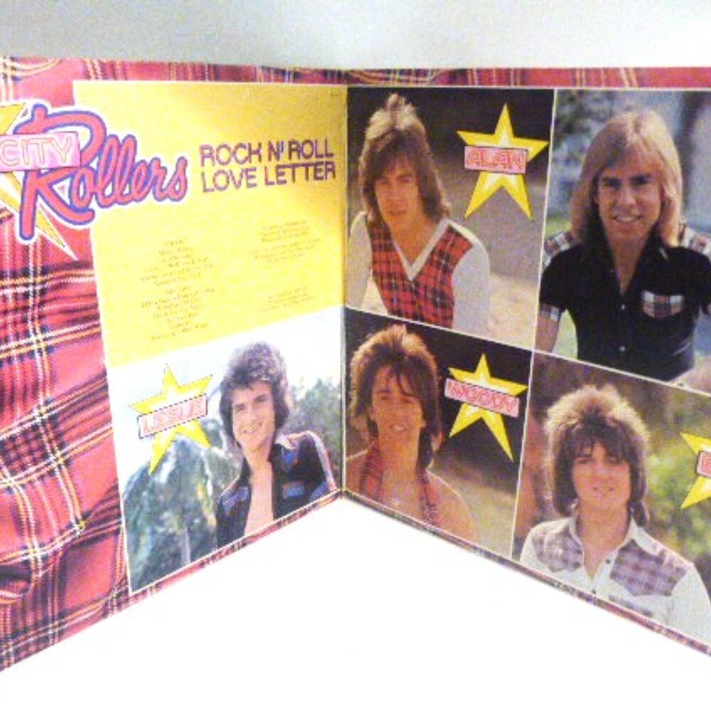 1976 Bay City Rollers ROCK N ROLL LOVE LETTER Vinyl Record LP Arista AL-4071